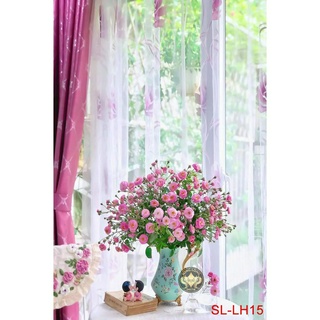 TRANH DÁN TƯỜNG 3D LỌ HOA ĐẸP LH15 - YAN SHOP