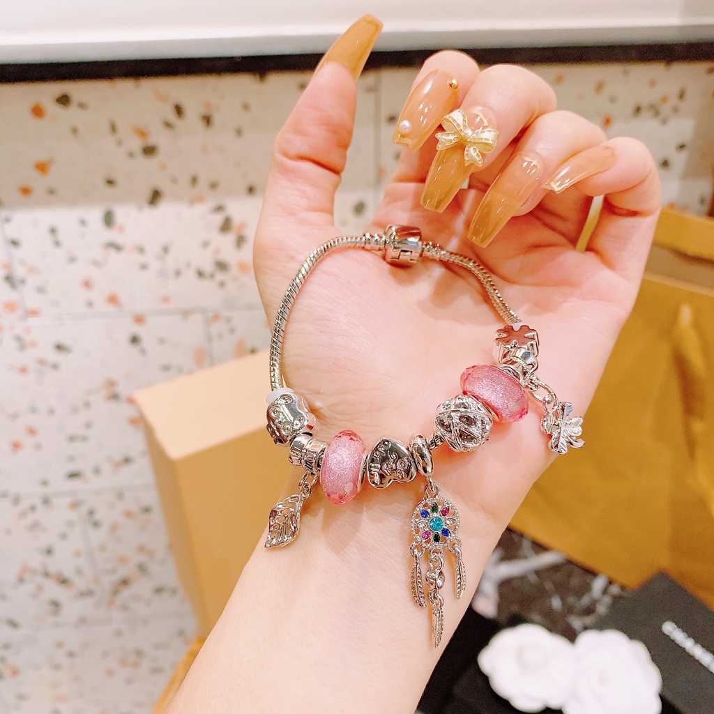Vòng tay nữ kiểu Pandora cao cấp