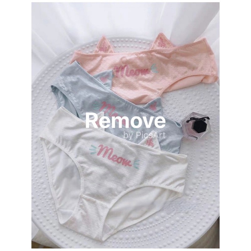 ♥️  Quần Lót Nữ  ♥️ Combo 3 Quần Lót Kiểu Tai Mèo - cô gái Xinh Siêu Mát Lạnh.