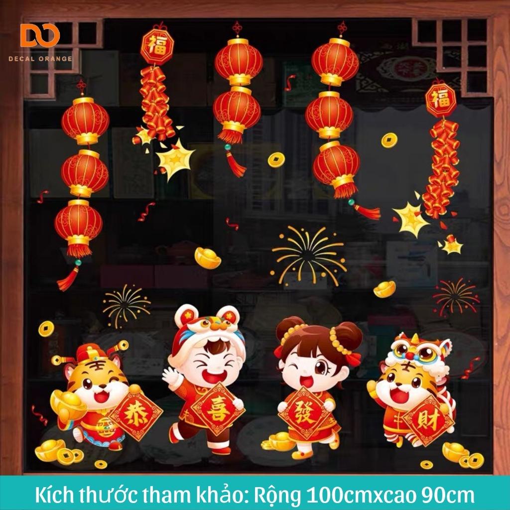Decal tết 2022 trang trí cửa kính, tường | BigBuy360 - bigbuy360.vn