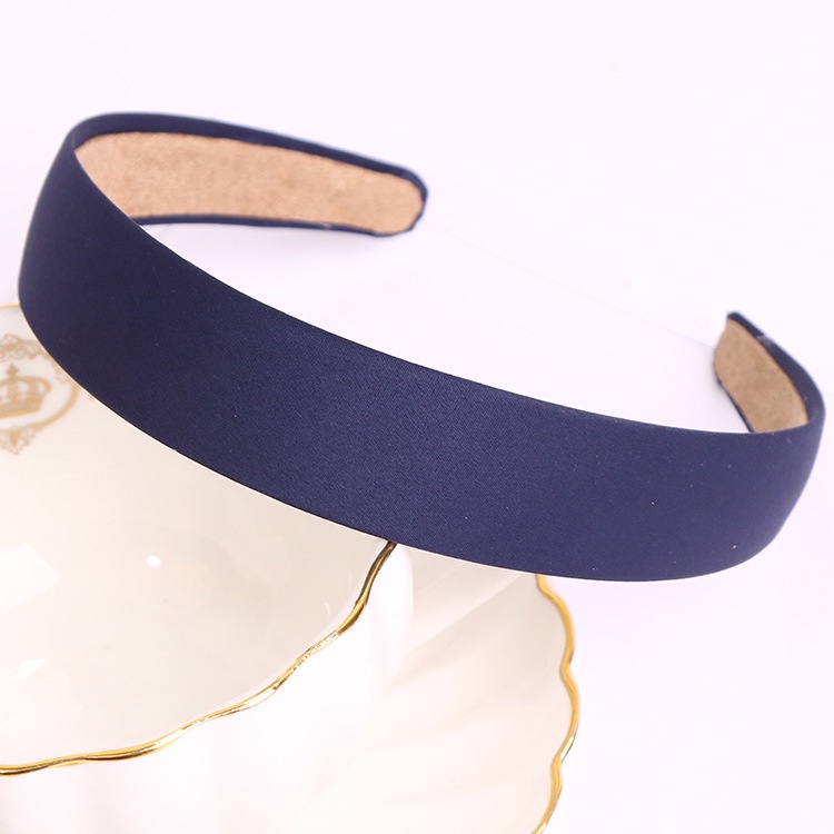 Băng Đô Vải Bản Rộng Màu Sắc Đơn Giản Phong Cách Retro Hàn Quốc