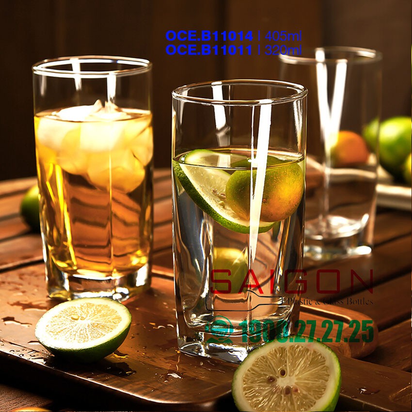 Ly Thủy Tinh Ocean Vuông Plaza Long Drink 405ml , 320ml | Thủy Tinh Cao cấp , nhập Khẩu Thái Lan | BigBuy360 - bigbuy360.vn