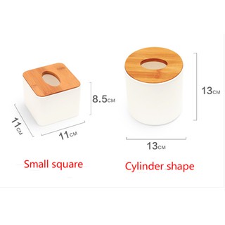 Hộp Đựng Khăn Tắm Nắp Gỗ