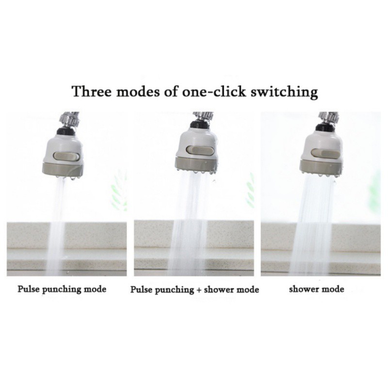 ✿Oasis✿Faucet Pressurized Shower Home Tap Water Splash Filter Kitchen Water Filter Nozzle