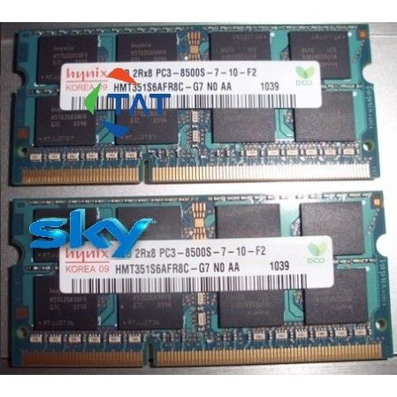 ■︎ Ram 8GB DDR3 Bus 1066MHz 1333MHz PC3-8500/10600 Kingston Samsung Hynix Crucial Dùng Cho Laptop MacBook IMac