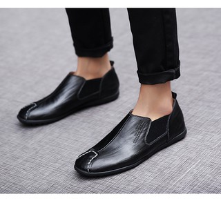Giày lười nam - Giày da bò công sở cao cấp (NV06)