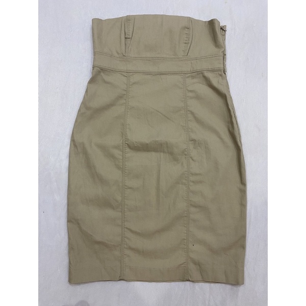 Đầm cúp ngực vải kaki màu be Nino.maxx  - Thanh lý vnxk