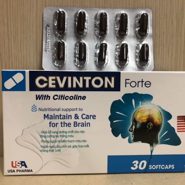 Cevinton Forte Hộp 3 vỉ- giúp tăng cường tuần hoàn não