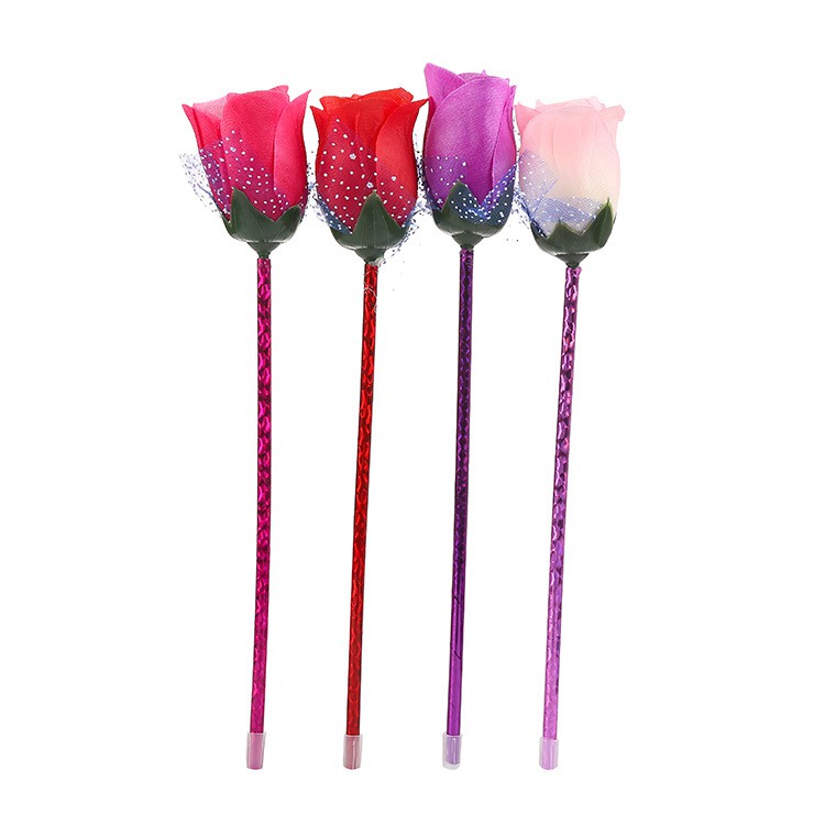 Bút bi nước Bông Hoa Hồng, bút hoa hồng siêu to_ Bút cute dễ thương giá si bán buôn