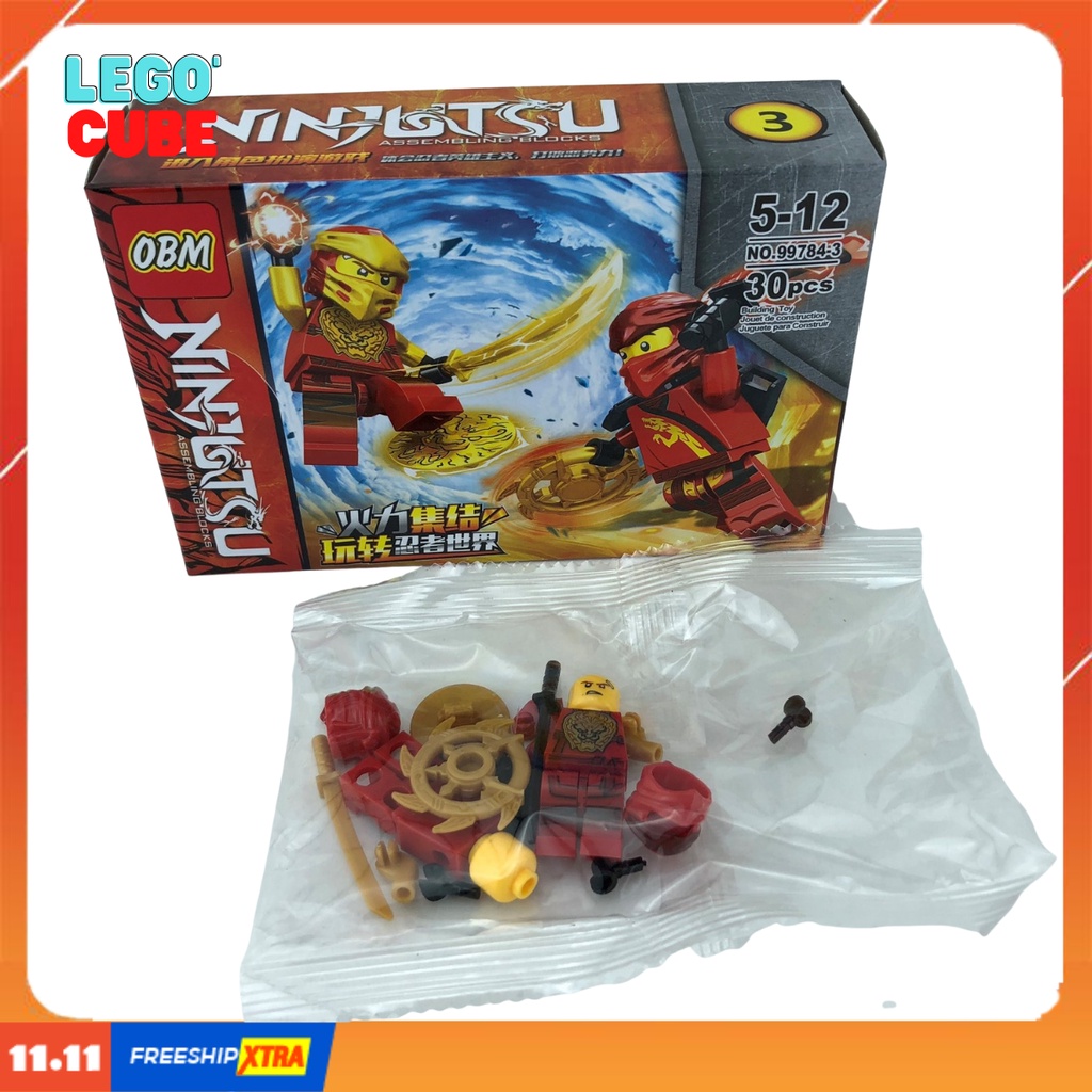 Lego ninjago Đồ chơi Xếp hình lắp ghép 2 trong 1 cho bé 99784 bộ 34 chi tiết