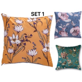 [FreeShip] Combo 3 bộ gối vuông 45x45 cực chất (Bao gồm cả vỏ + ruột) Chat để chọn mẫu