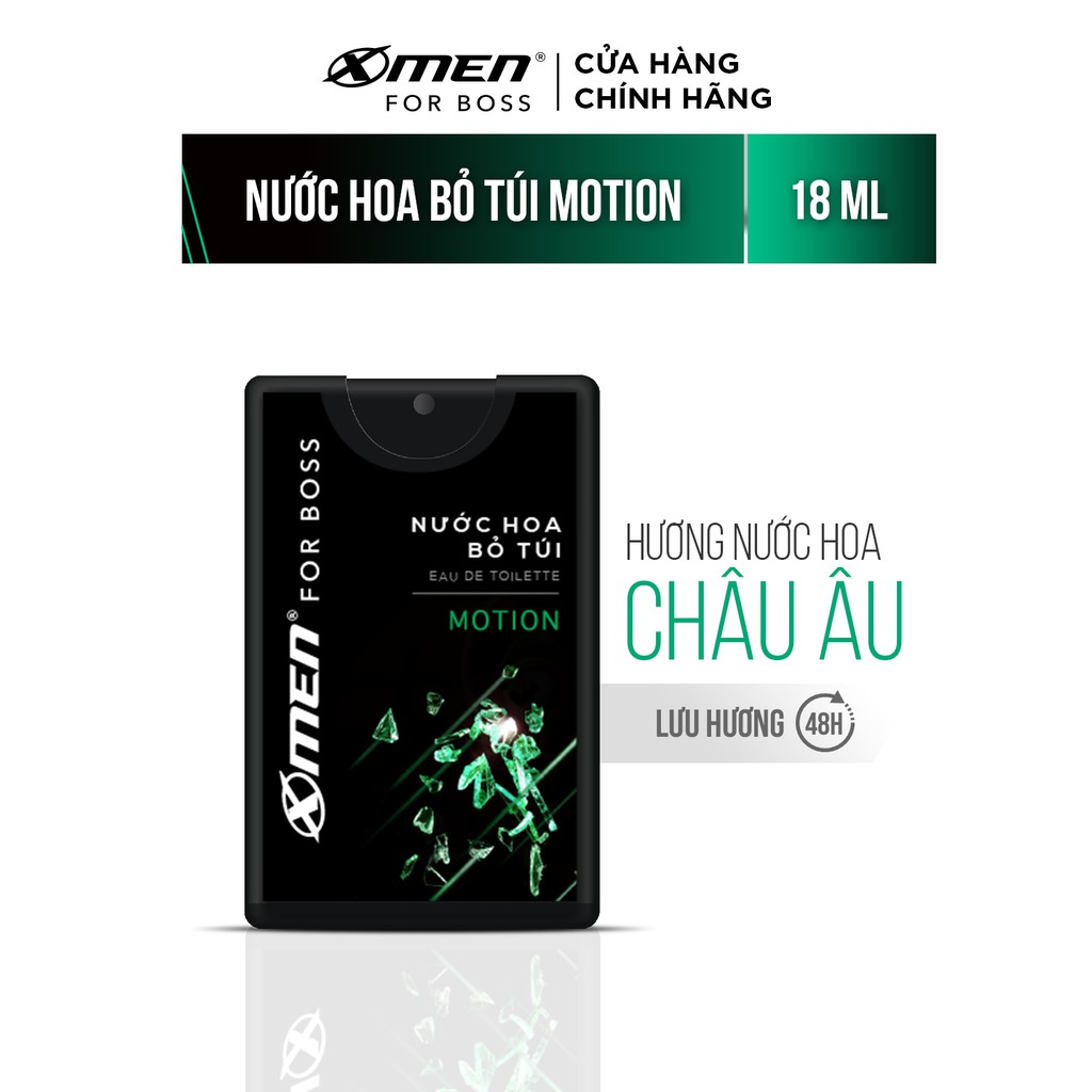 Nước hoa bỏ túi Xmen for Boss Motion 18ml | Thế Giới Skin Care