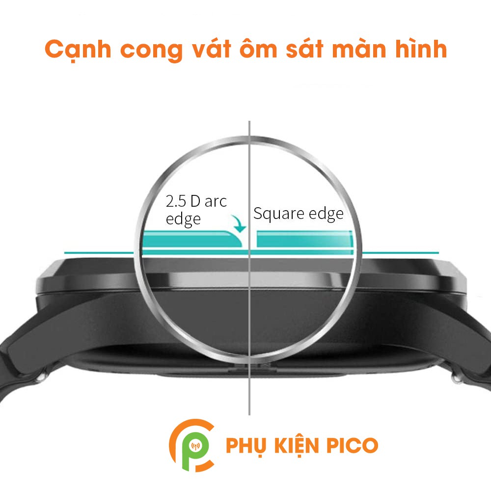 Kính cường lực đồng hồ Garmin Vivomove Hr trong suốt full màn hình độ cứng 9H