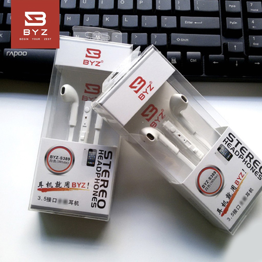 Tai Nghe Nhét Tai Dây Dẹt BYZ S389  NGỌC ANH MOBILE