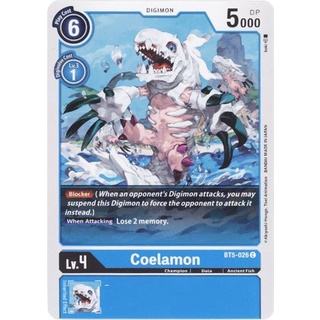 Thẻ bài Digimon - TCG - Coelamon / BT5-026'
