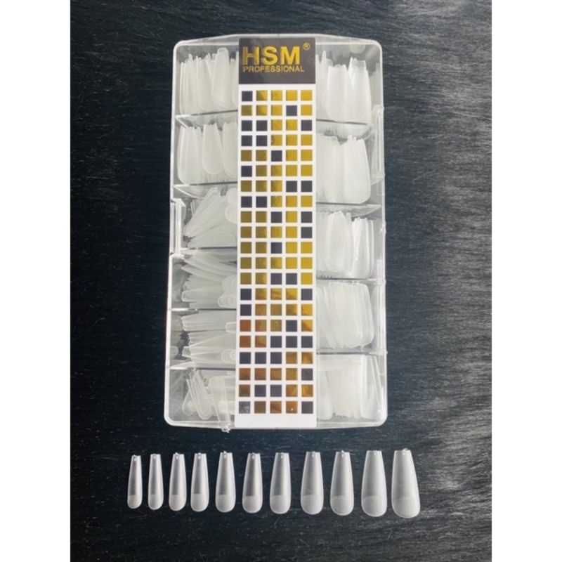 Móng úp HSM vuông, thang, bầu, nhọn,gói 500 móng