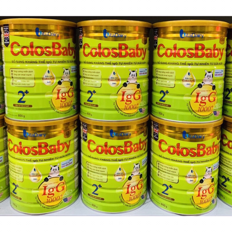 SỮA COLOSBABY GOLD 0+,1+,2+ 1000IgG 800g
