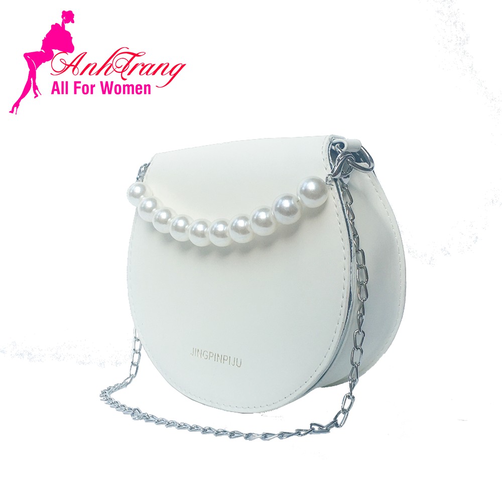Túi Xách Nữ Tròn Da Mềm Quai Ngọc XT006 | BigBuy360 - bigbuy360.vn