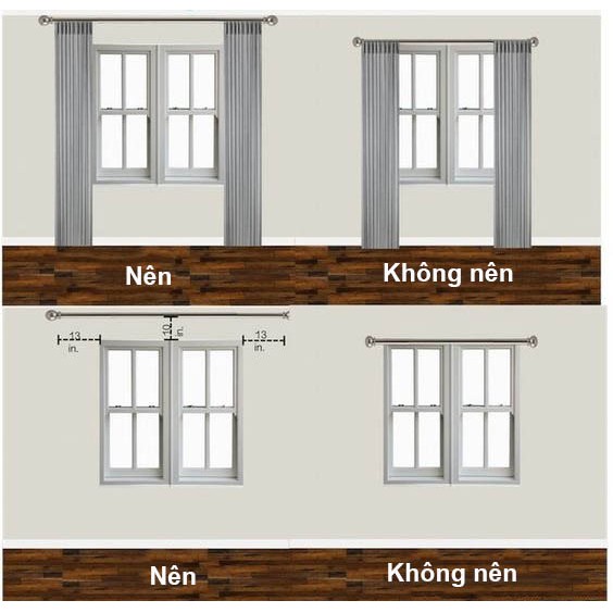 [ 105K ] Mành rèm vải, rèm cửa sổ cho gia đình. Kích thước Rộng 1,5m Cao từ 1,3-2,7m