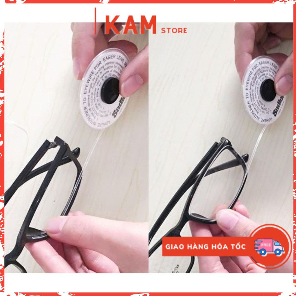 Cước Lót Khung Viền Kính Mắt | Khắc phục mài hụt | 1 Cuộn | KAM Store