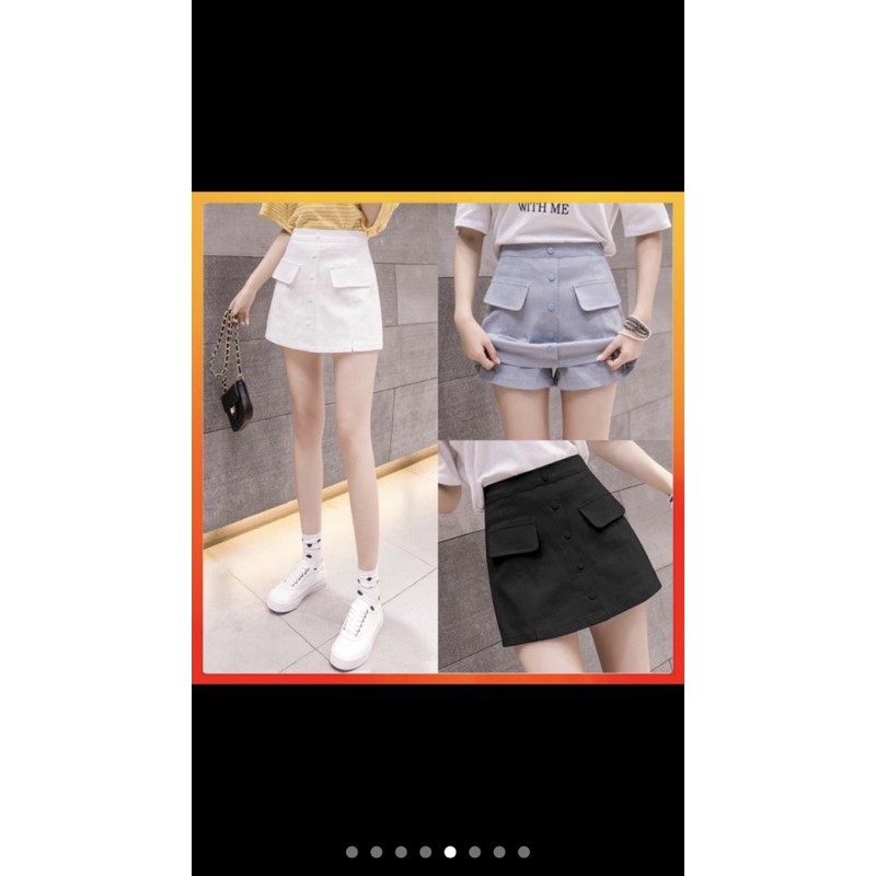 [store 86] Chân váy chữ A 5 cúc nắp túi | BigBuy360 - bigbuy360.vn