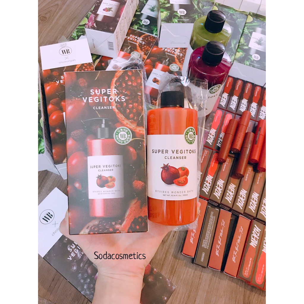 Sữa Rửa Mặt Thải Độc Rau Củ Super Vegitoks Cleanser 2019 | BigBuy360 - bigbuy360.vn