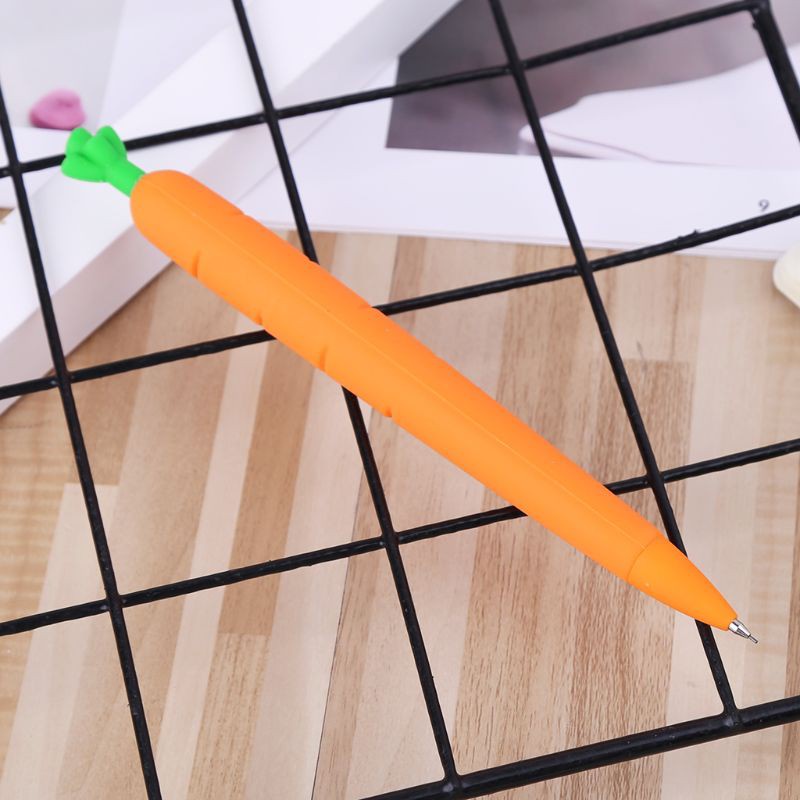 Bút chì bấm tự động ngòi 0.5mm hình cà rốt cho học sinh