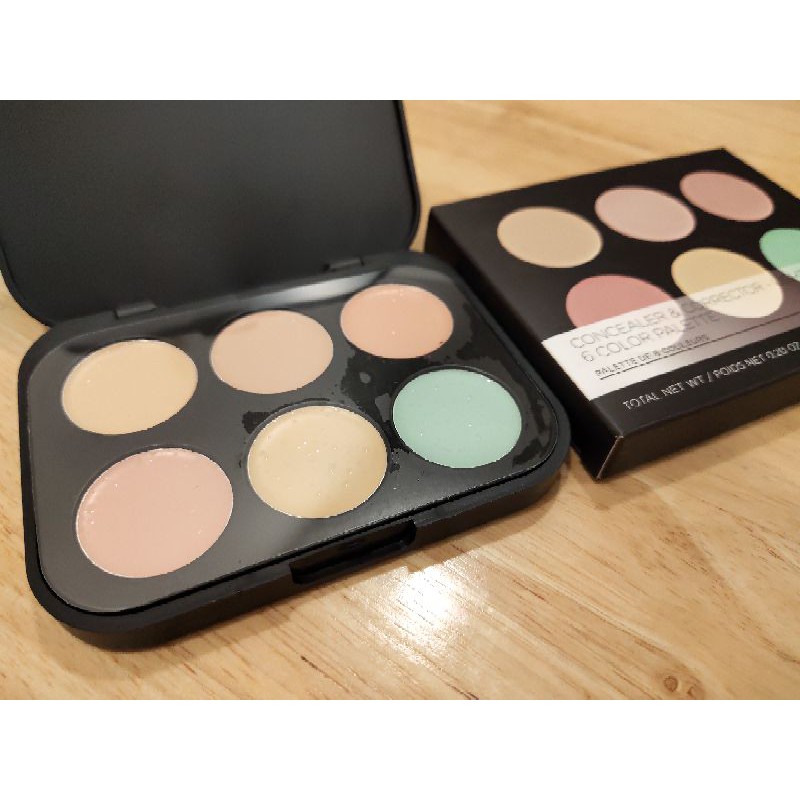 Che khuyết điểm BH Cosmetics 6 Color Concealer & Corrector Palette (bill Mỹ)