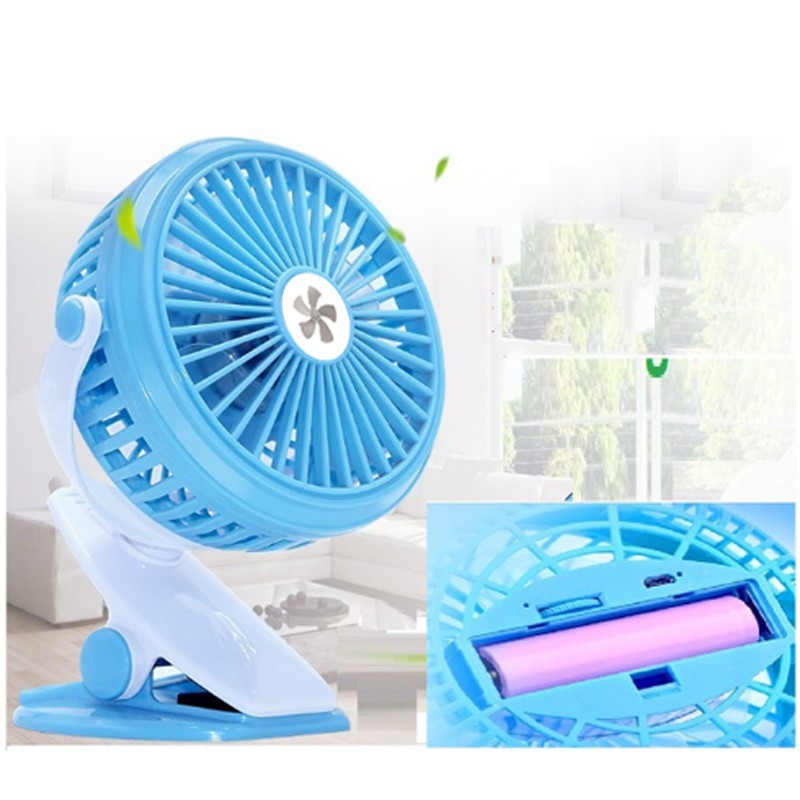 Quạt Sạc Pin Tích Điện F168 Chân Kẹp Bàn Kẹp Xe Đẩy Xoay 360 Độ, 3 Tốc Độ Gió, Màu Sắc Đa Dạng Sử Dụng An Toàn | BigBuy360 - bigbuy360.vn