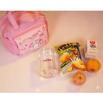 Phong cách Nhật Bản Hello Kitty giá rẻ Túi nữ dễ thương công suất lớn Hộp cơm túi xách túi giữ nhiệt Túi Nhân viên văn p