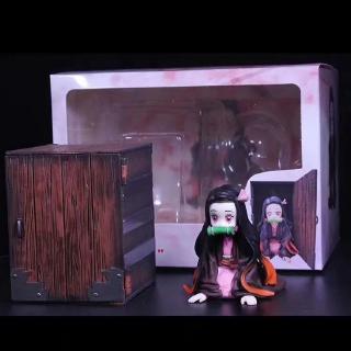 Mô hình mini figure: Nezuko Kamado trốn trong tủ