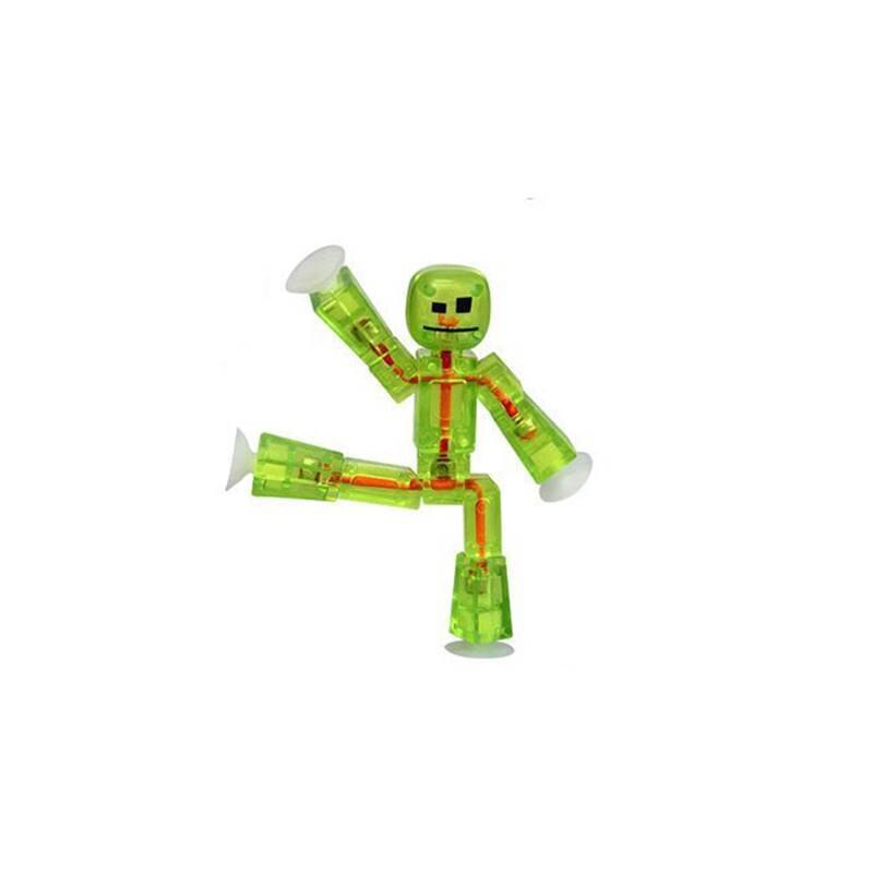 Đồ chơi robot hoạt hình stikbot có giác hút DIY xinh xắn