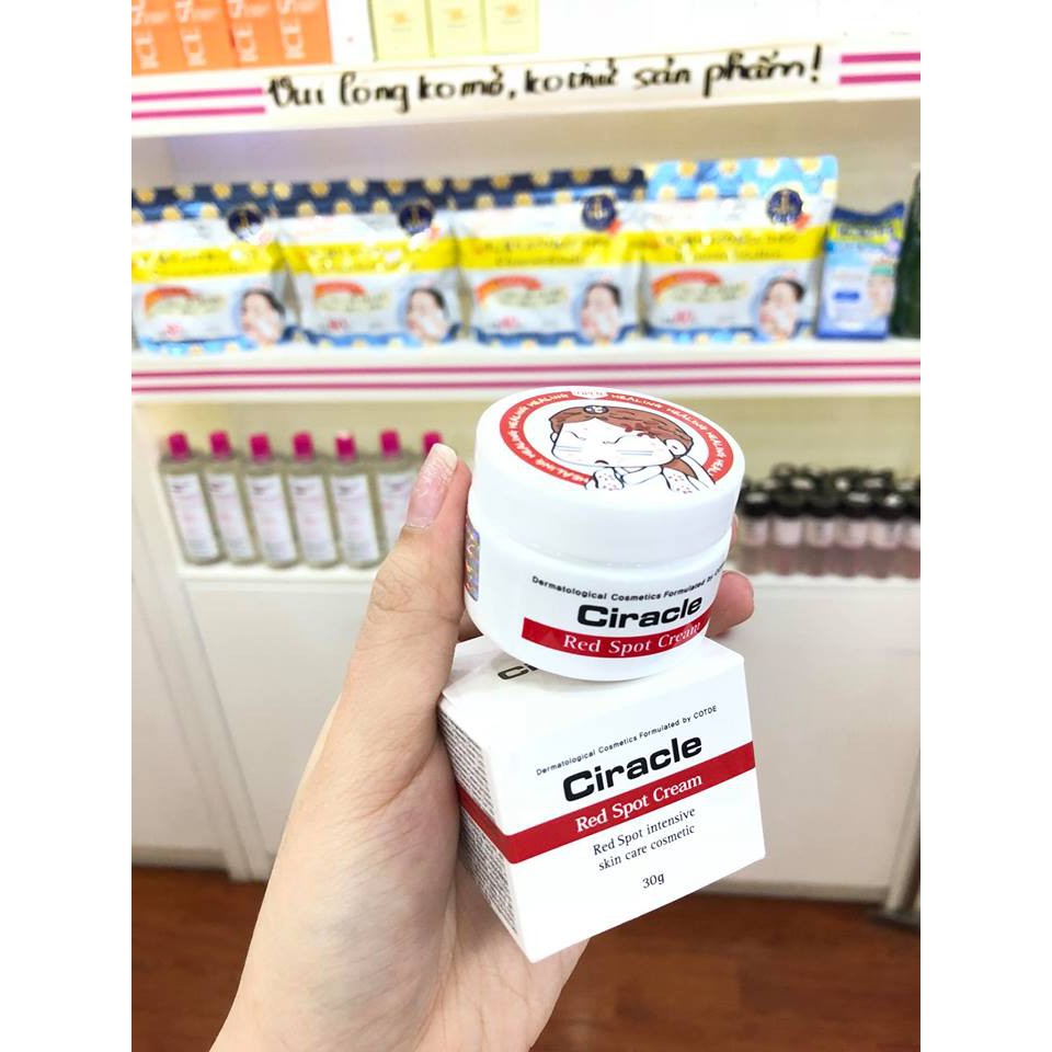 Kem Hỗ Trợ Giảm Mụn Sưng Đỏ Ciracle Red Spot Cream