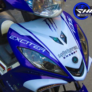 Tem trùm Exciter 2010 Xanh Trắng GP