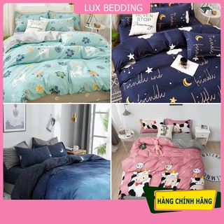 Bộ chăn ga và vỏ gối poly, bộ ga gối poly 4 món chăn, ga , 2 vỏ gối