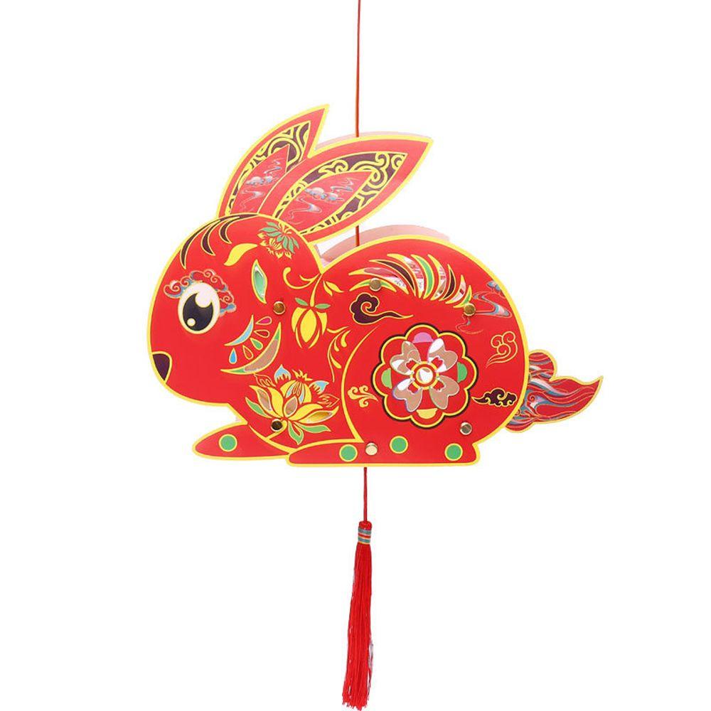 YIYU Lồng Đèn Thủ Công Dạ Quang Dễ Thương Phong Cách Trung Hoa Cổ Điển