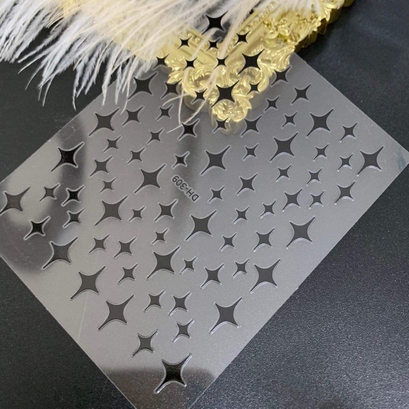 Sticker bling bling dán móng tay