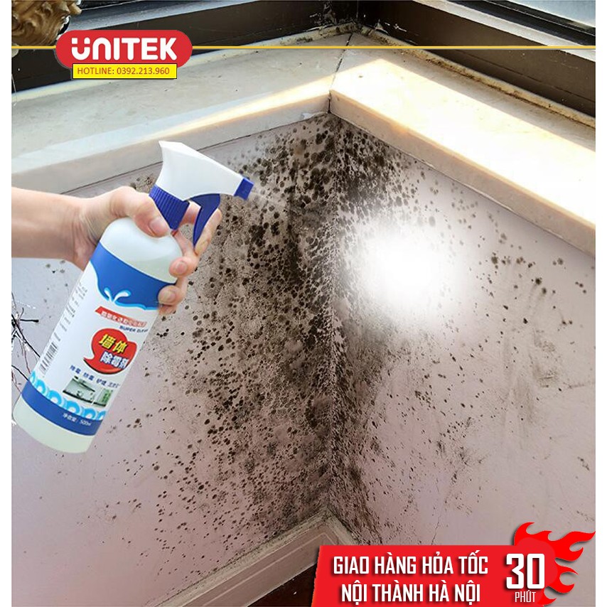 Bình Xịt Tẩy Nấm Mốc Tường Nhà, Phòng Tắm ,Nhà Bếp LKB 500ml
