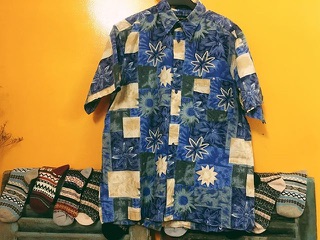 Áo sơmi hoa vintage