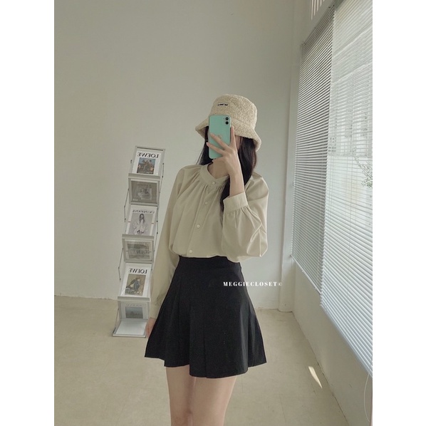 Áo sơ mi cổ trụ MIG