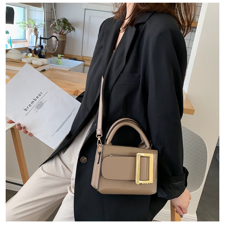 Túi đeo vai IELGY cỡ vuông nhỏ phong cách Hàn Quốc thời trang cho nữ