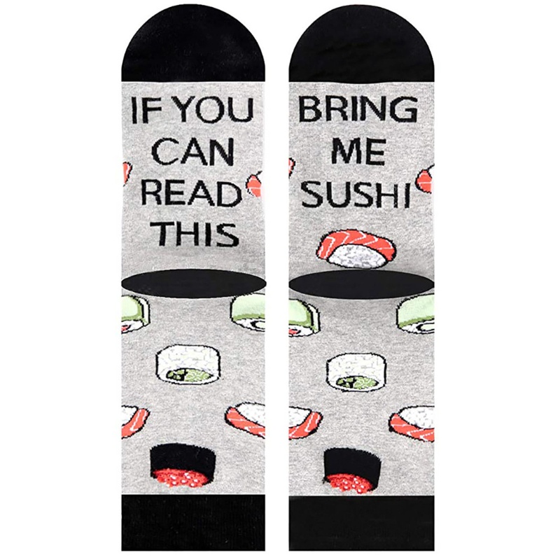 Xiangbao Vớ In Chữ If You Can Read This Bring Me Sushi Tacos Vui Nhộn Mới Lạ Cho Nam Và Nữ