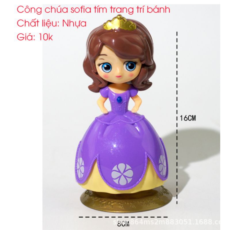 Công chúa Elsa, Sofia trang trí bánh