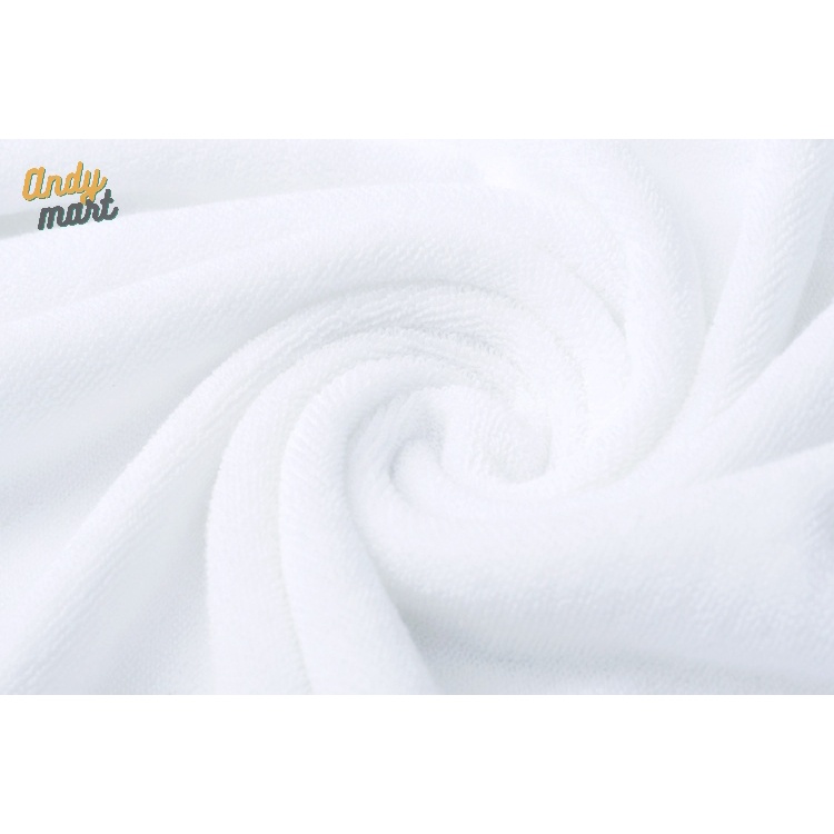 Khăn tắm khách sạn trắng 320gr sợi cotton thấm hút tốt, mềm mại, không nhớt, rất bền