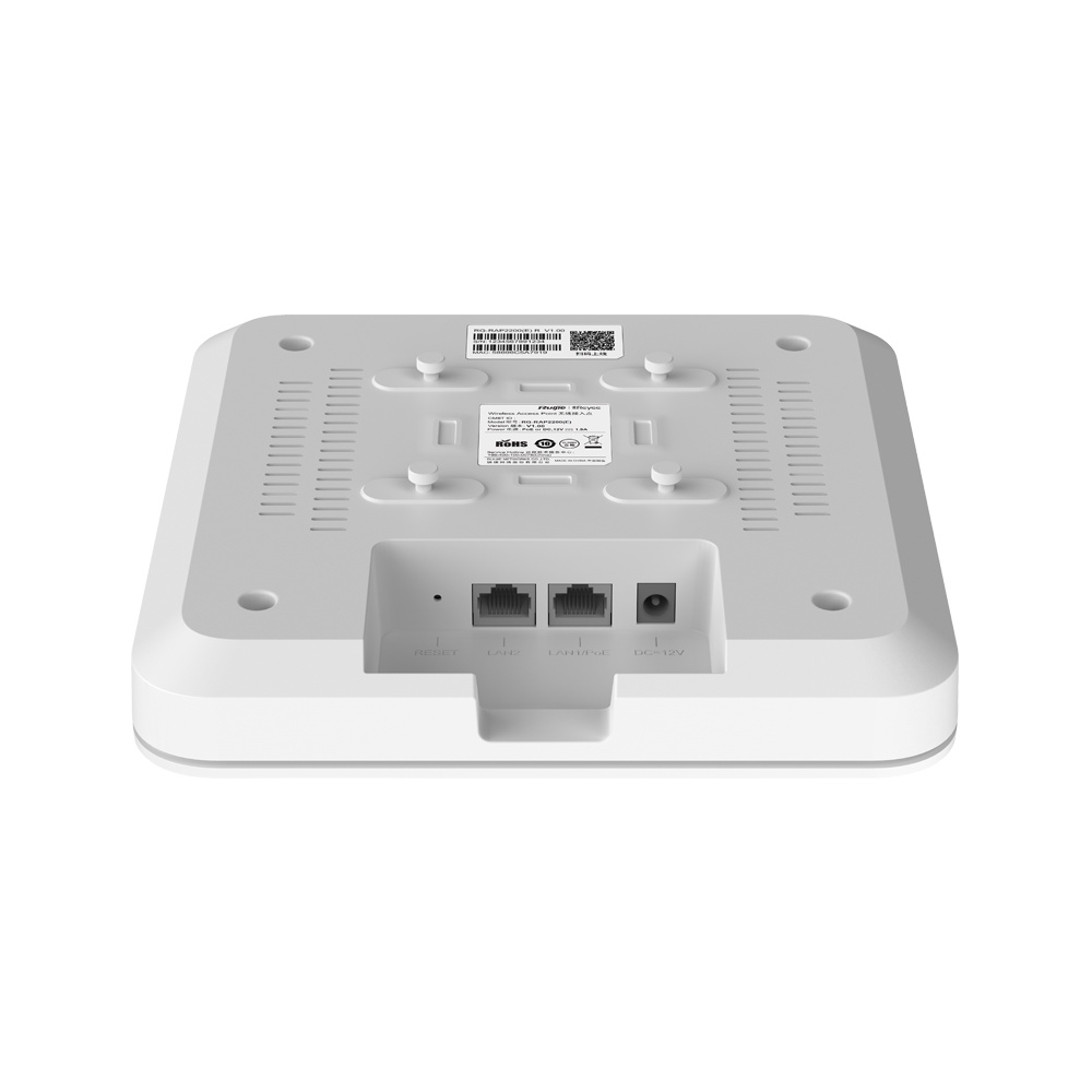 Bộ phát Wifi ốp trần hoặc gắn tường RUIJIE REYEE RG-RAP2200 - NAT Phân Phối