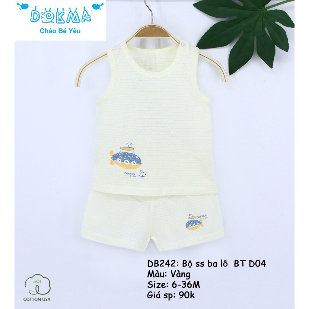 Dokma - Bộ ba lỗ ss chất thông hơi siêu mát 6-36m DB242