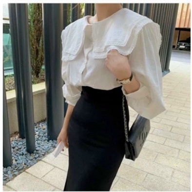 Áo babydoll viền ren 2 lá bèo A0400 1hittop