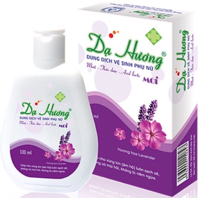 Dung dịch vệ sinh phụ nữ DẠ HƯƠNG - SẠCH MÁT KHÔNG KHÔ RÁT 100ml