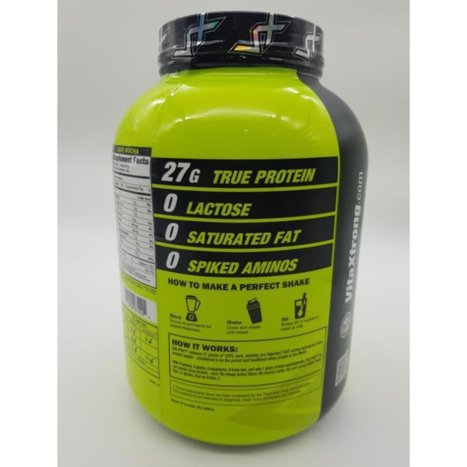 [Free Ship+ Quà] Sữa tăng cơ 100% Hydrolyzed Whey Vitaxtrong Iso Pro 5lbs (2.4kg) Chính Hãng - Authentic 100%