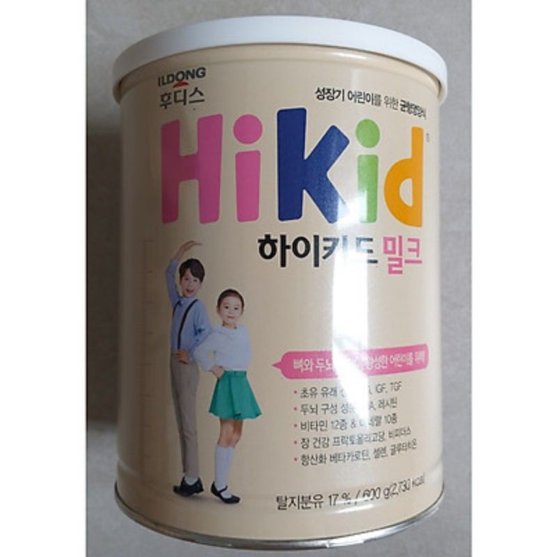 Sữa hikid vani Hàn Quốc 600g [date 2022]